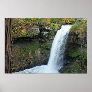 Minnehaha Falls Poster