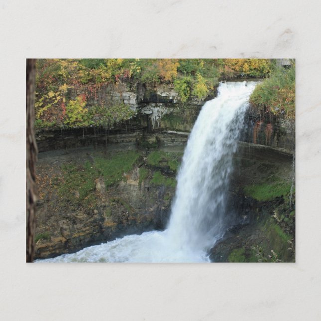 Minnehaha Falls Postkarte (Vorderseite)