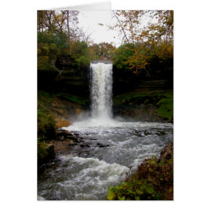 Minnehaha fällt im Herbst