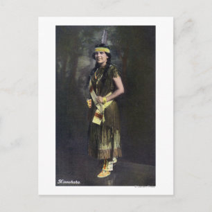 Minnehaha Portrait Postkarte