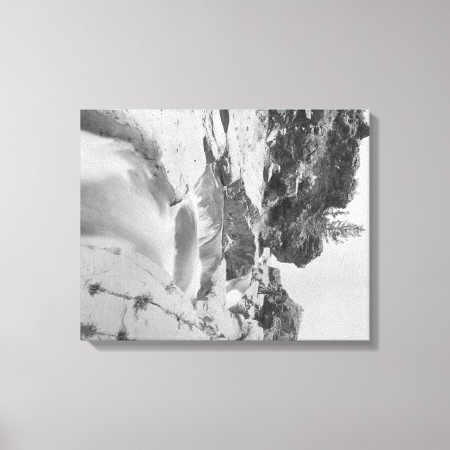 Minnekahta Falls nähe Hot Springs Foto Leinwanddruck (Vorderseite)