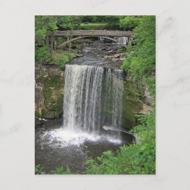 Minneopa Fälle Postkarte (Vorderseite)