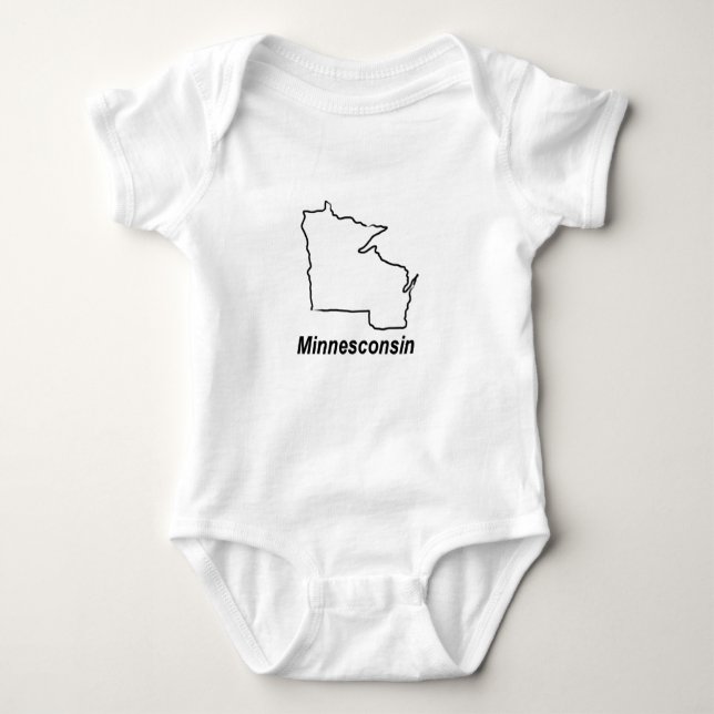 Minnesconsin Baby Strampler (Vorderseite)