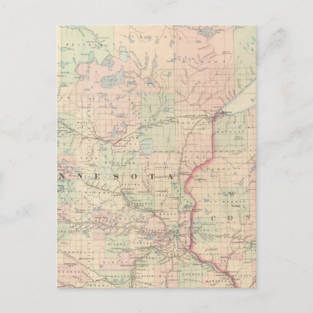 Minnesota 3 postkarte (Vorderseite)