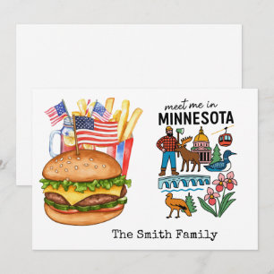 Minnesota 4. Juli Unabhängigkeitstag-Party Einladung