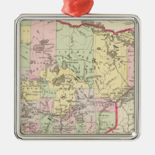 Minnesota 6 silbernes ornament