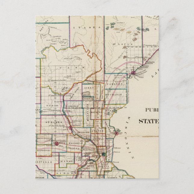 Minnesota 7 postkarte (Vorderseite)