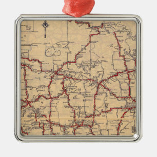 Minnesota 8 silbernes ornament