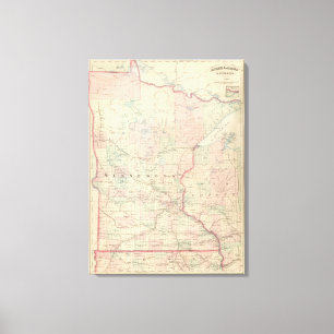 Minnesota 9 leinwanddruck