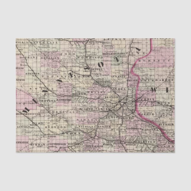Minnesota 9 seidenpapier (Vorderseite)