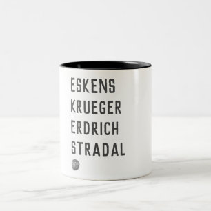 Minnesota Autoren 2-Tone-Kaffee-Tasse Zweifarbige Tasse