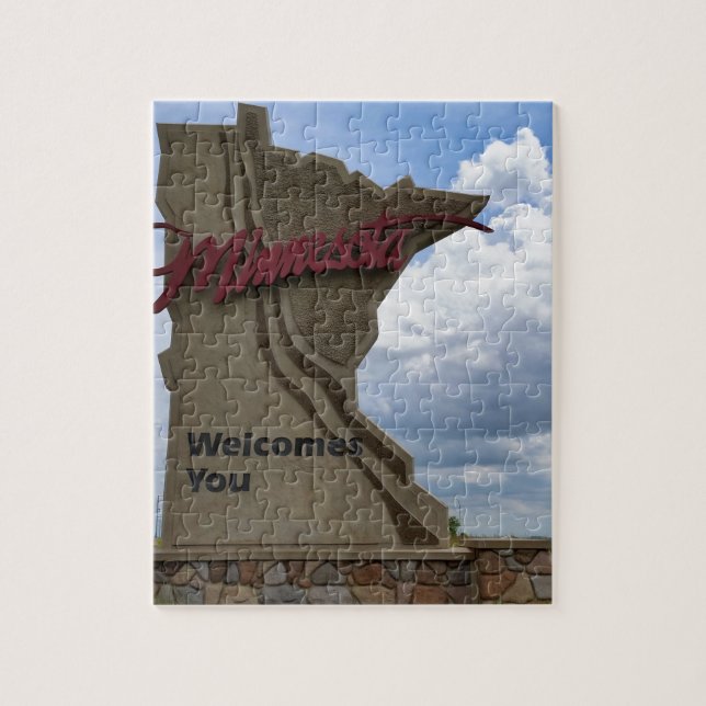 Minnesota begrüßt Sie Puzzle (Vertikal)