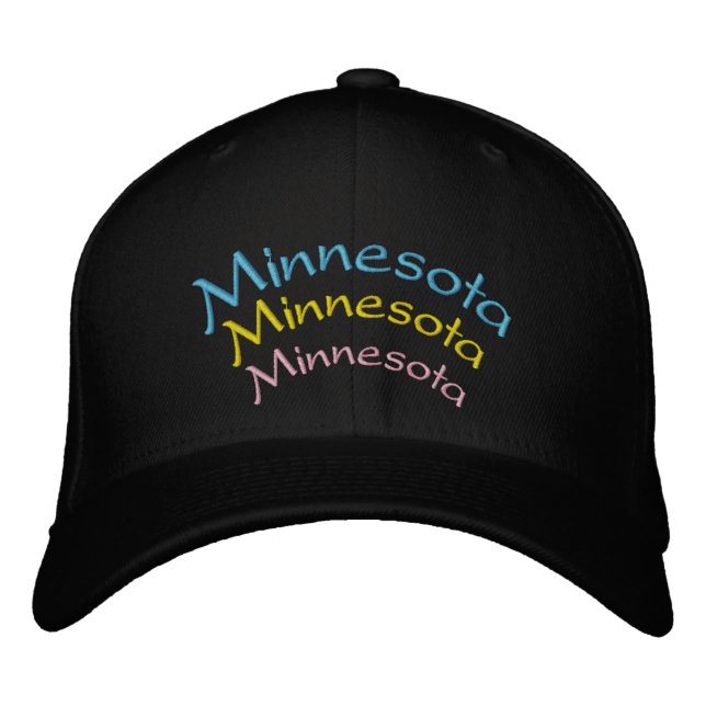 Minnesota bestickte Cap Bestickte Kappe (Vorderseite)