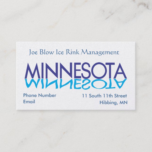 Minnesota Business Cards Terminkarte (Vorderseite)
