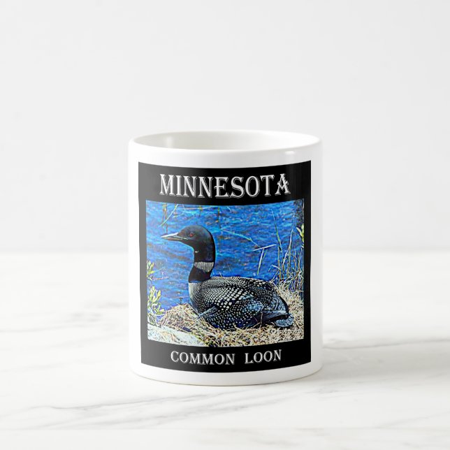 Minnesota-CommonLoon Kaffeetasse (Mittel)