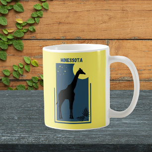 Minnesota Como Zoo St Paul Vintage Giraffe Kaffeetasse