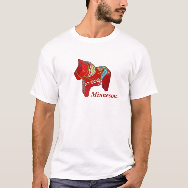 Minnesota Dala Horse Shirt (Vorderseite)