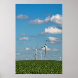Minnesota, Dexter, Grand Meadow Wind Farm 2 Poster