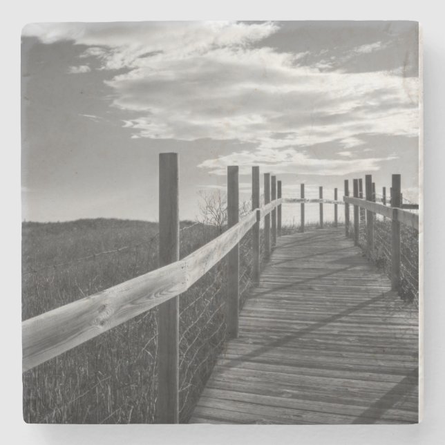 Minnesota, Duluth, Park Point, Boardwalk Steinuntersetzer (Vorderseite)