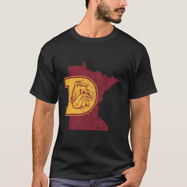 Minnesota Duluth Umd Bulldogs Form T-Shirt (Vorderseite)