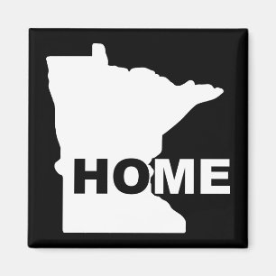 Minnesota - Ein Zuhause fern der Heimat Kühlschran Magnet