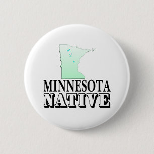 Minnesota-Eingeborener Button