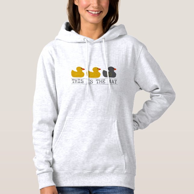 Minnesota Ente Grauente Ente - so geht es Hoodie (Vorderseite)