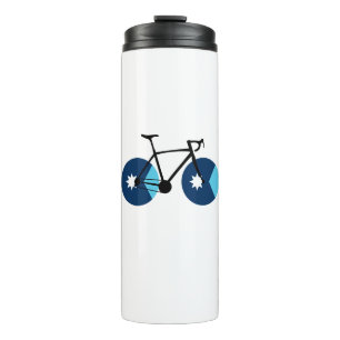Minnesota Flag Cycling Thermosbecher