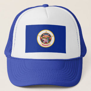 Minnesota Flag Hat Truckerkappe