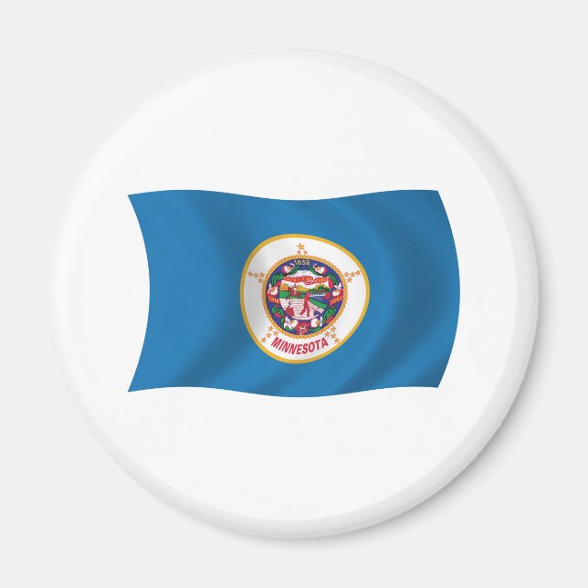 Minnesota Flag Magnet (Vorne)