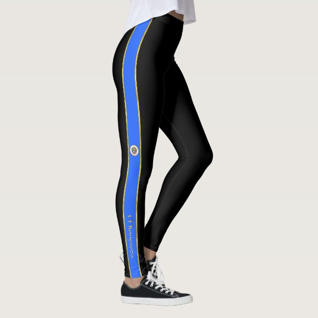 Minnesota-Flagge Leggings (Rechts)