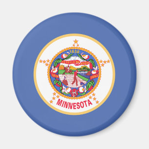 Minnesota-Flagge Magnet