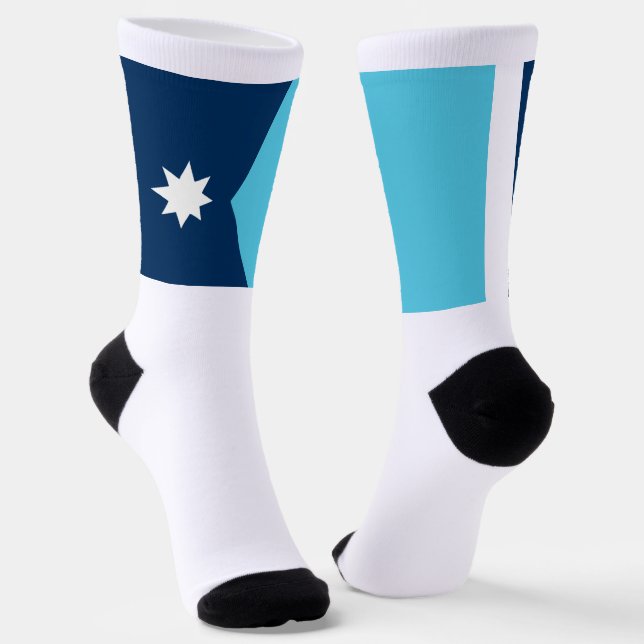 Minnesota-Flagge Socken (Gewinkelt)