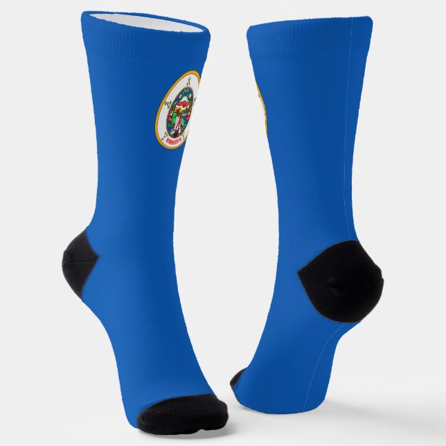 Minnesota-Flagge Socken (Gewinkelt)