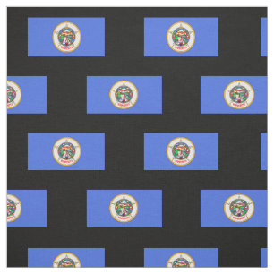 Minnesota-Flagge Stoff