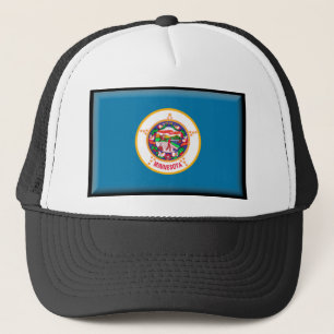 Minnesota-Flagge Truckerkappe