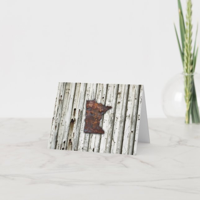 Minnesota-Form Dankeskarte (Vorderseite)