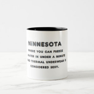 Minnesota-Frost Zweifarbige Tasse