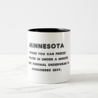 Minnesota-Frost Zweifarbige Tasse