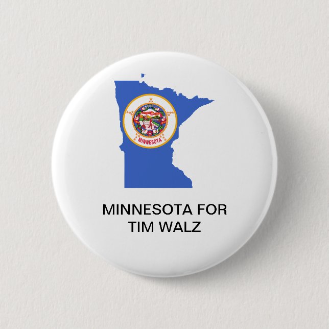 MINNESOTA FÜR DIE SCHALTFLÄCHE VON TIM WALZ GOVERN BUTTON (Vorderseite)