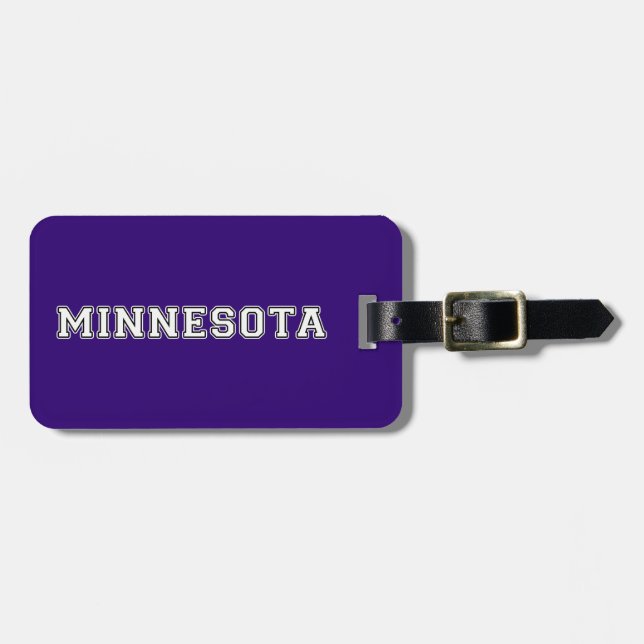 Minnesota Gepäckanhänger (Vorderseite horizontal)