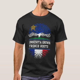 Minnesota Grown mit französischen Wurzeln Frankrei T-Shirt