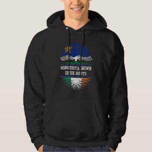 Minnesota Grown with Irish Roots Irland Hoodie