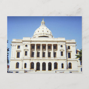 Minnesota-Hauptstadt Postkarte