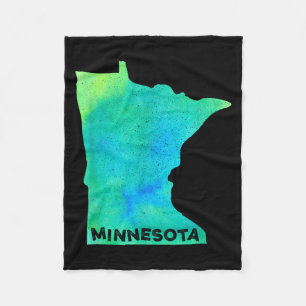 Minnesota Heimatstaat Frauen Männer Kind Wurzeln K Fleecedecke