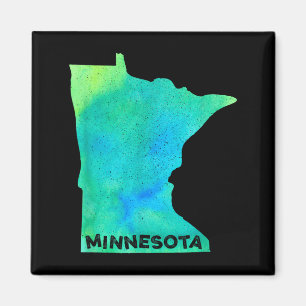 Minnesota Heimatstaat Frauen Männer Kind Wurzeln K Magnet