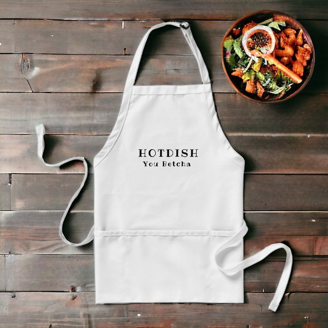 Minnesota Heiße Mahlzeit Sie Betcha Schürze (Have a little fun in the kitchen with this great apron.)