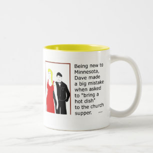 Minnesota "heißer Teller" Zweifarbige Tasse