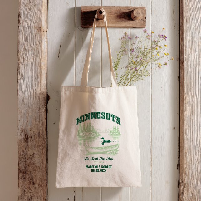 Minnesota-Hochzeits-Willkommens-Tasche, Staatslieb Tragetasche (Von Creator hochgeladen)