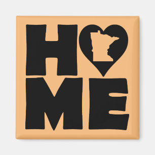 Minnesota Home Heart State Kühlschrankmagnet Magnet